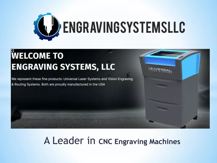 a leader in cnc engraving machines