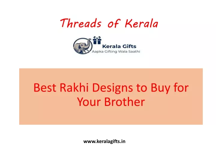 best rakhi designs to buy for your brother