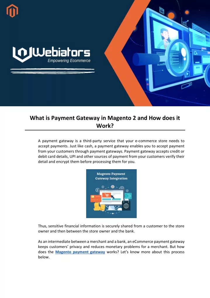 what is payment gateway in magento 2 and how does