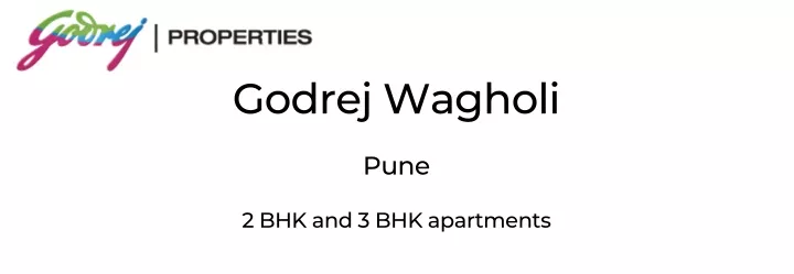 godrej wagholi