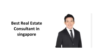 Best Real Estate Consultant in singapore