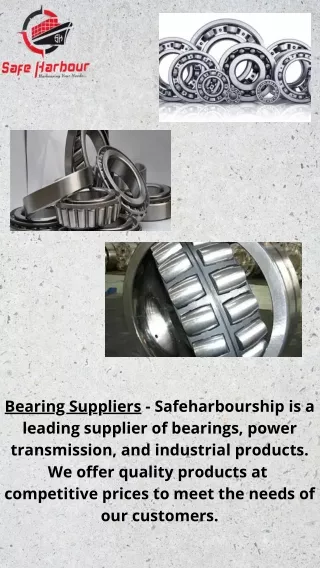 Bearing Suppliers
