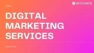 Digital Marketing Services Of Infocrats Web Solutions