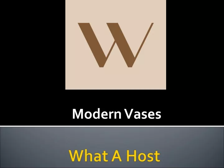 modern vases