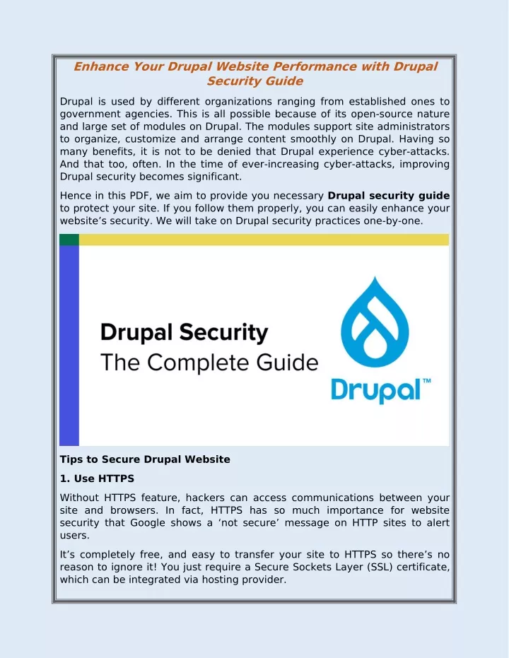 enhance your drupal website performance with