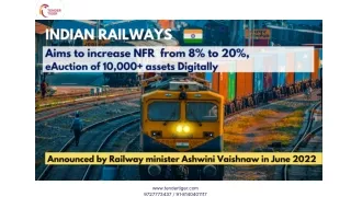 Indian Railway Etender Business opportunities in 2022