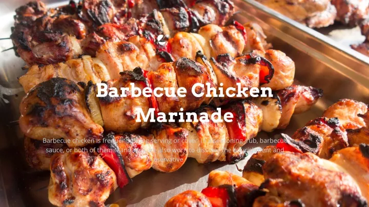 barbecue chicken marinade