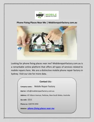 phone fixing places near me mobilerepairfactory