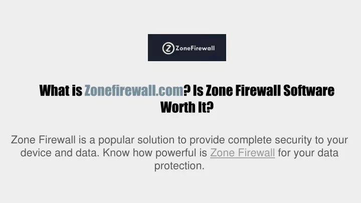 what is zonefirewall com is zone firewall software worth it