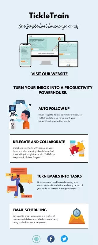 TickleTrain - one simple tool to manage your email