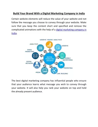 build your brand with a digital marketing company