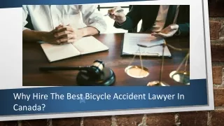 Why Hire The Best Bicycle Accident Lawyer In Canada