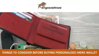 things to consider before buying personalised
