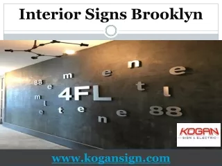Best Interior Signs Brooklyn