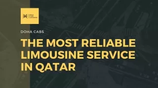 doha cabs the most reliable limousine service