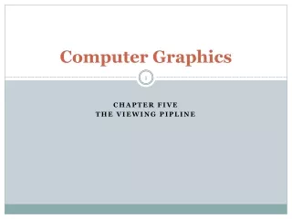 computer graphics