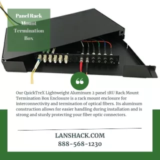 panel rack mount termination box