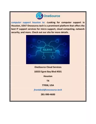computer support houston tx looking for computer