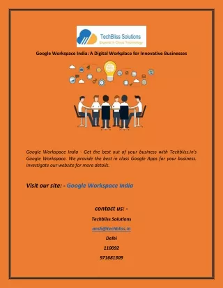 Google Workspace India