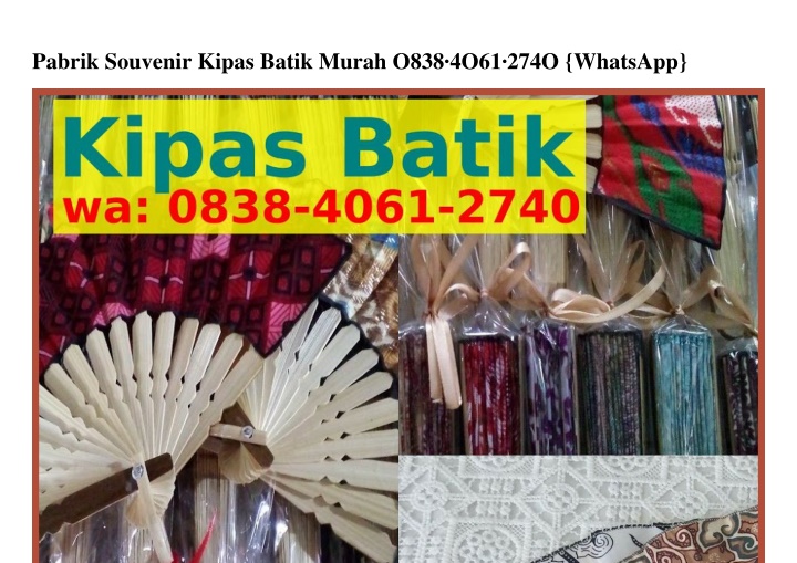 pabrik souvenir kipas batik murah o838 4o61 274o