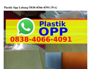 plastik opp lubang 838 4 66 4 91 wa