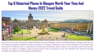 Top 8 Historical Places In Glasgow Worth Your Time And Money-2022 Travel Guide