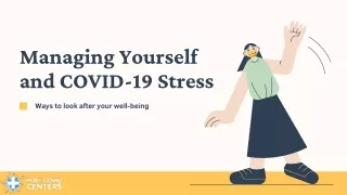 Managing Fear and anxiety during covid 19