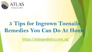5 Tips for Ingrown Toenails Remedies You Can Do At Home