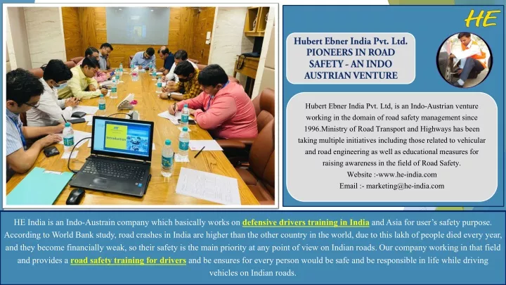 hubert ebner india pvt ltd pioneers in road