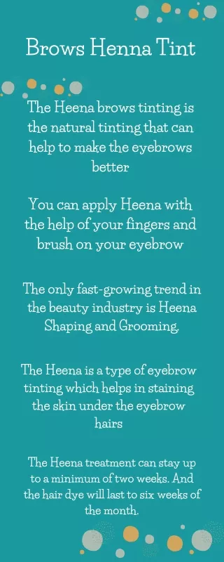 brows henna tint