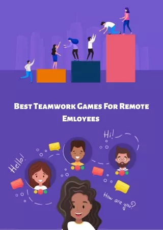 best teamwork games for remote emloyees