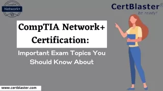 comptia network certification