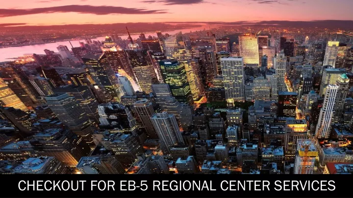 checkout for eb 5 regional center services