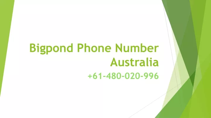 bigpond phone number australia