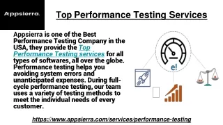 top performance testing services