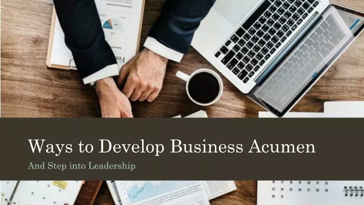 ways to develop business acumen