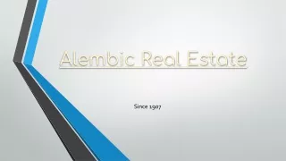 Alembic Real Estate | Reputed Builders in Vadodara