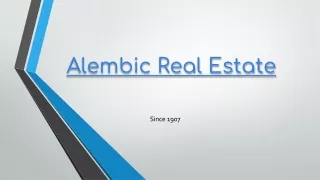 Alembic Real Estate | Reputed Builders in Vadodara