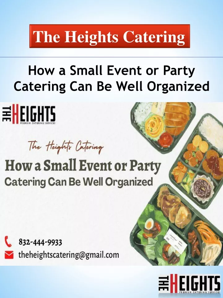 the heights catering