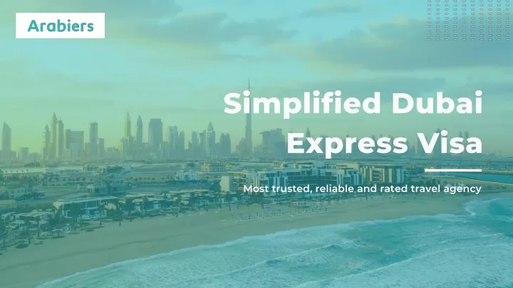 simplified dubai express visa