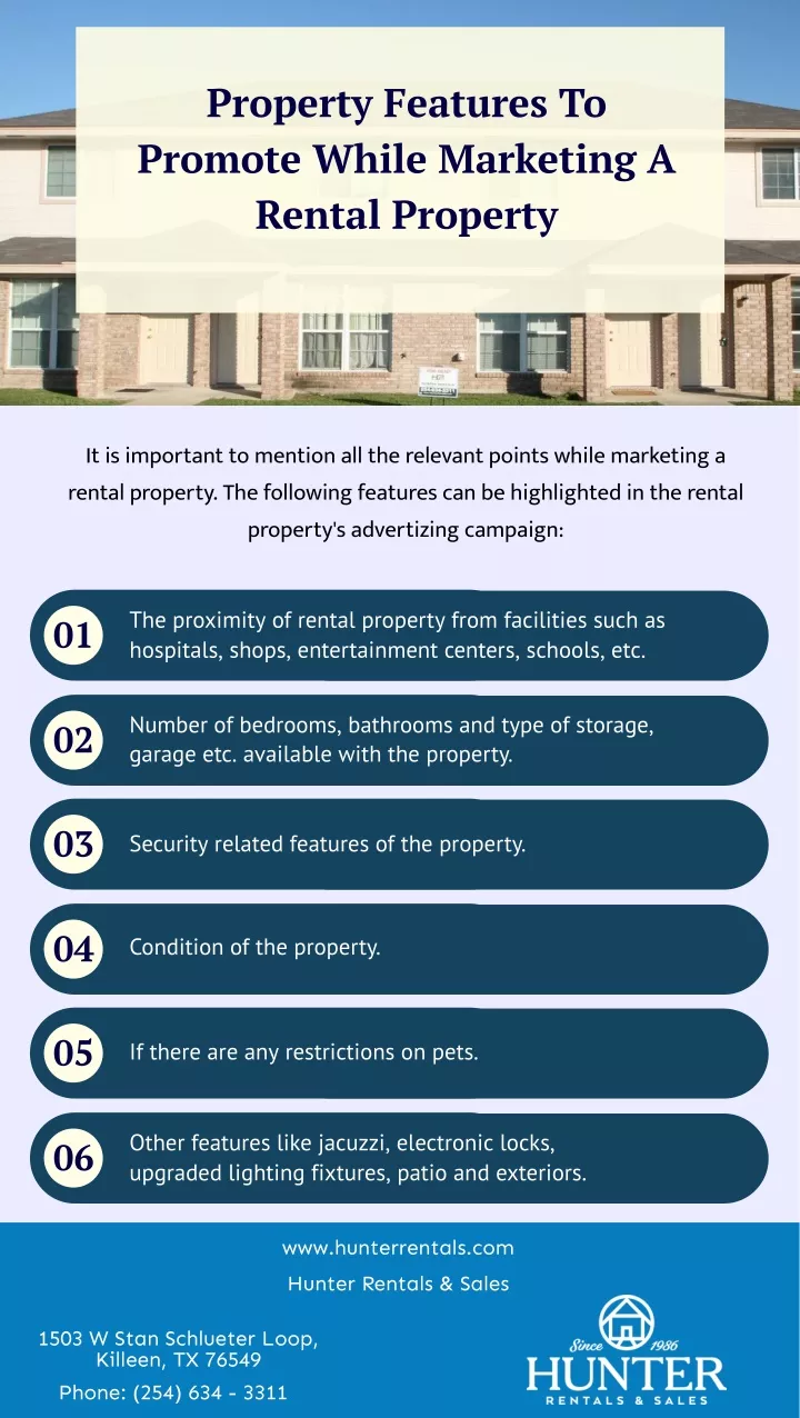 property features to promote while marketing