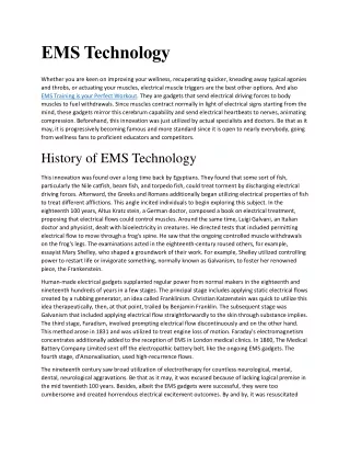 ems technology