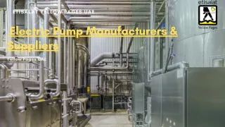 _Electric Pump Manufacturers & Suppliers