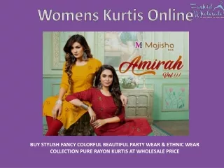 Womens Kurtis Online