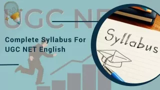 complete syllabus for ugc net english