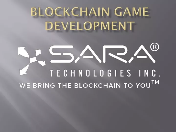 blockchain game development