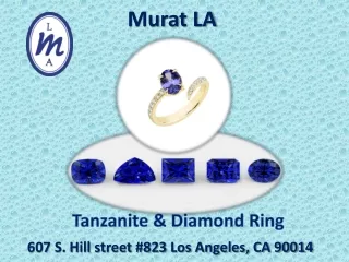 Tanzanite and Diamond Rings- Murat LA Diamond  and Gold Jewelry