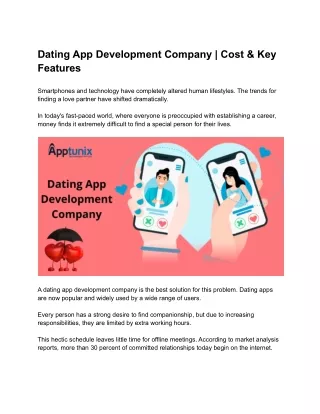 A Comprehensive Guide to Dating App Development Company