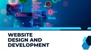 website design and development