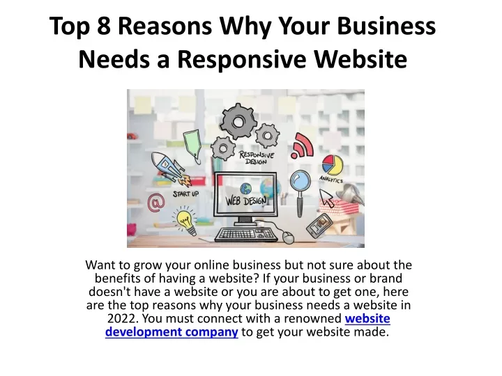 top 8 reasons why your business needs a responsive website